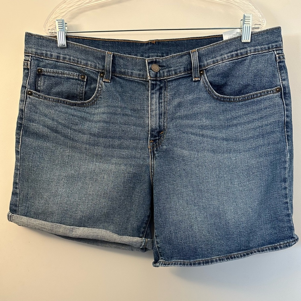 Levi Classic Blue Levi Denim Shorts